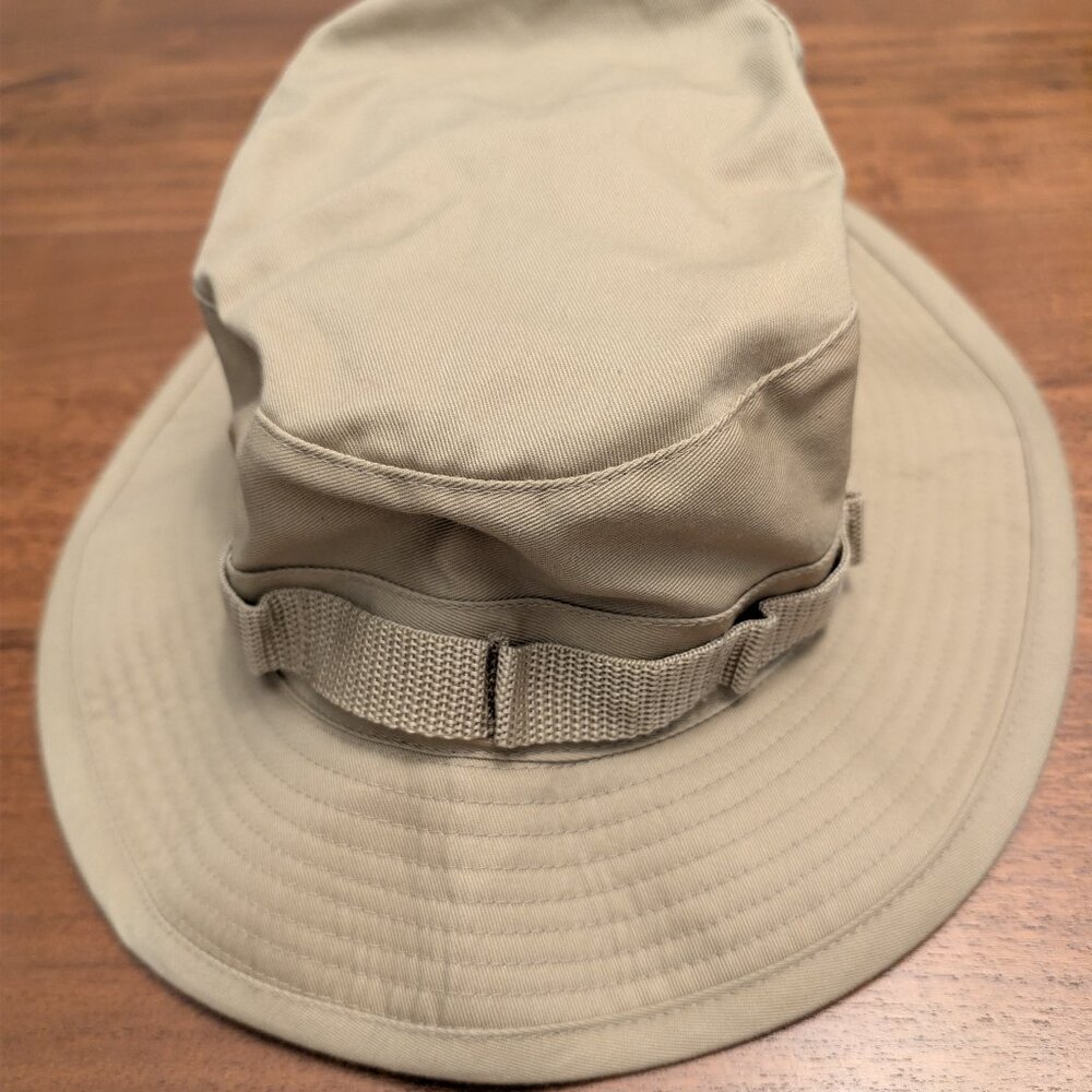 Military Boonie Desert Tan Hat Sun Hot Weather Type II (Bucket Hat)